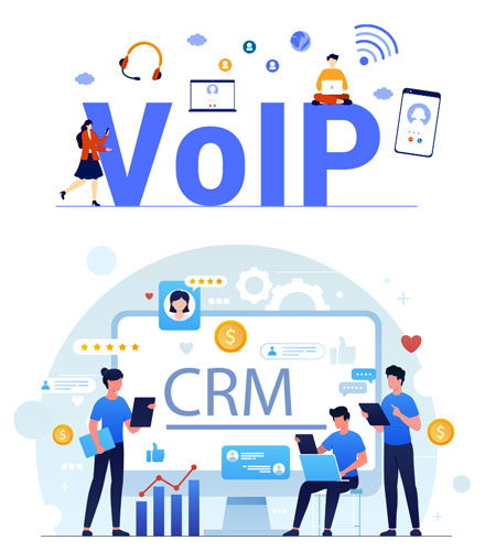 اتصال ویپ به CRM