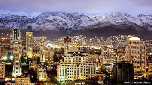 عکس از شمال تهران